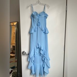 Lovers + Friends Melissa Gown in Baby Blue